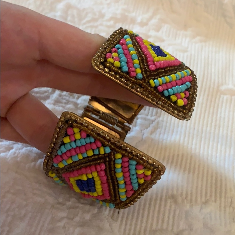 Colorful boho bangle - Picture 3 of 4